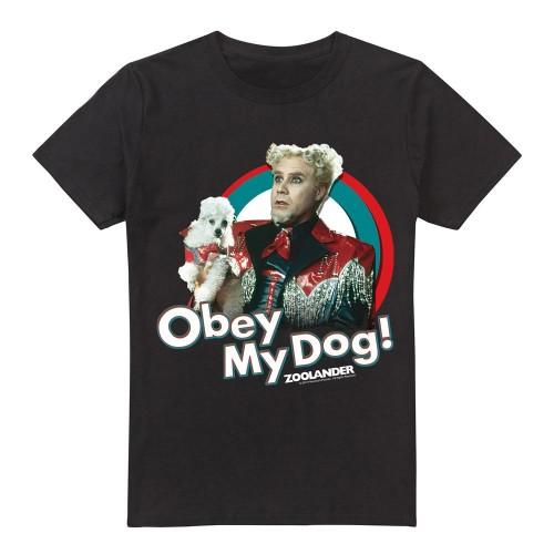 Zoolander Mens Obey My Dog T-Shirt