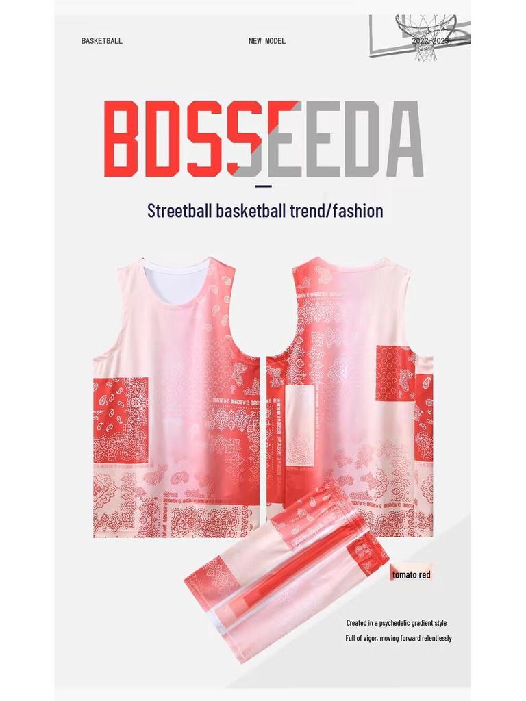 Youth and Adult Basketball Training Vest Set - Sport Jersey and Uniform