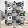 Hockey Blanket Soft & Cozy Great for Office Sofa Chair for All Seasons Playful Design Gift for Travel Home Birthdays