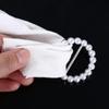 Clip Party Jewelry Pearl Geometric Corner Knotted Buttons Brooch Scarf Buckle Clothes Waist Buckle