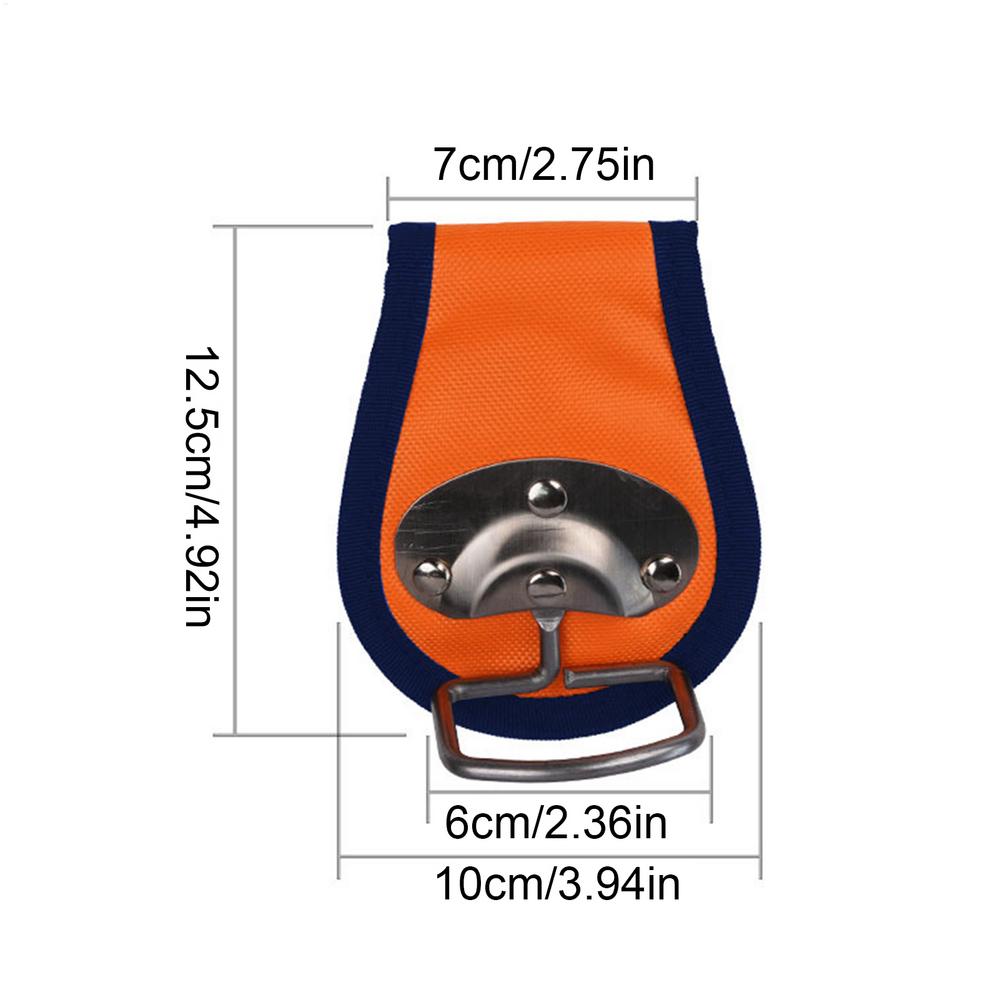 Portable Waist Mounted Hammer Holder Belt Axe Mallet Hanger Single-hole Tool waist sleeve for Carpenter s claw hammer оранжевый
