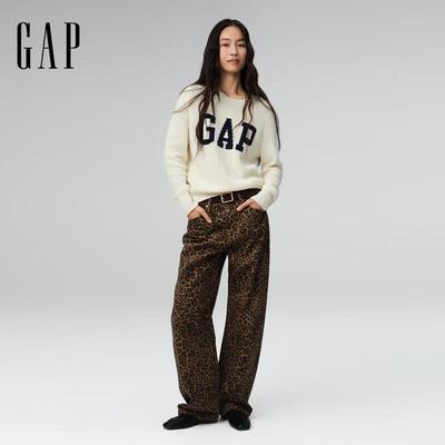 Women's Letter Logo Cotton Knit Pullover