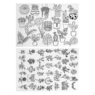 2 Pezzi Stabilizzatori Idrosolubili per Ricamo Adesivi Trasferibili Stick and Stitch