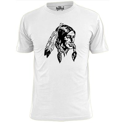 Herren Pontiac Indianer Kriegshäuptling T-Shirt Krieger