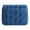 Coach Tabby 20 Shoulder Bag Quilted Denim Chain Strap Gold Hardware Casual Daily Handbag CAL94-B4RHO