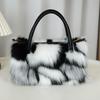 2025 Fall/Winter Women's Plush Faux Fur Crossbody Shoulder Bag