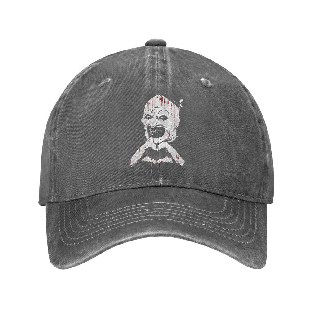 Art The Clown Terrifier Vintage Baseball Caps Retro Distressed Cotton  Headwear Unisex Style Outdoor Summer Soft Caps Hat