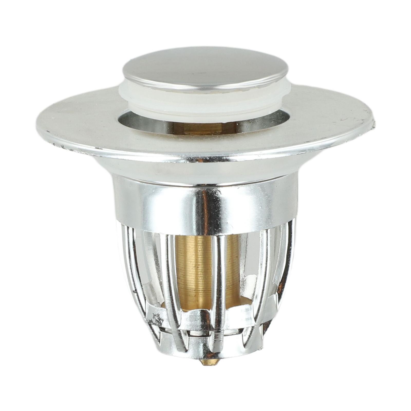 

1/3pcs Bathroom Sink Stopper Wash Basin Core Bounce Up Drain Filters Rebound Drain Filter Easy Push Type