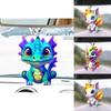 Colorful Dragon Acrylic Mirror Hanging Ornament For Stylish Car Interior Decoration