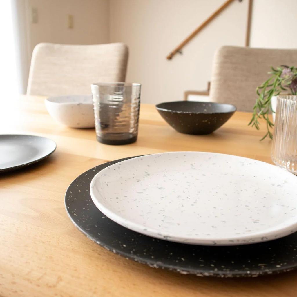 TarHong Orion Dinner Melamine Dishwasher Perfect for Outdoors and DN22911479 Plate, 27cm, Shatter-Resistant Dishware, Plastic, Safe, Stylish, Cute,