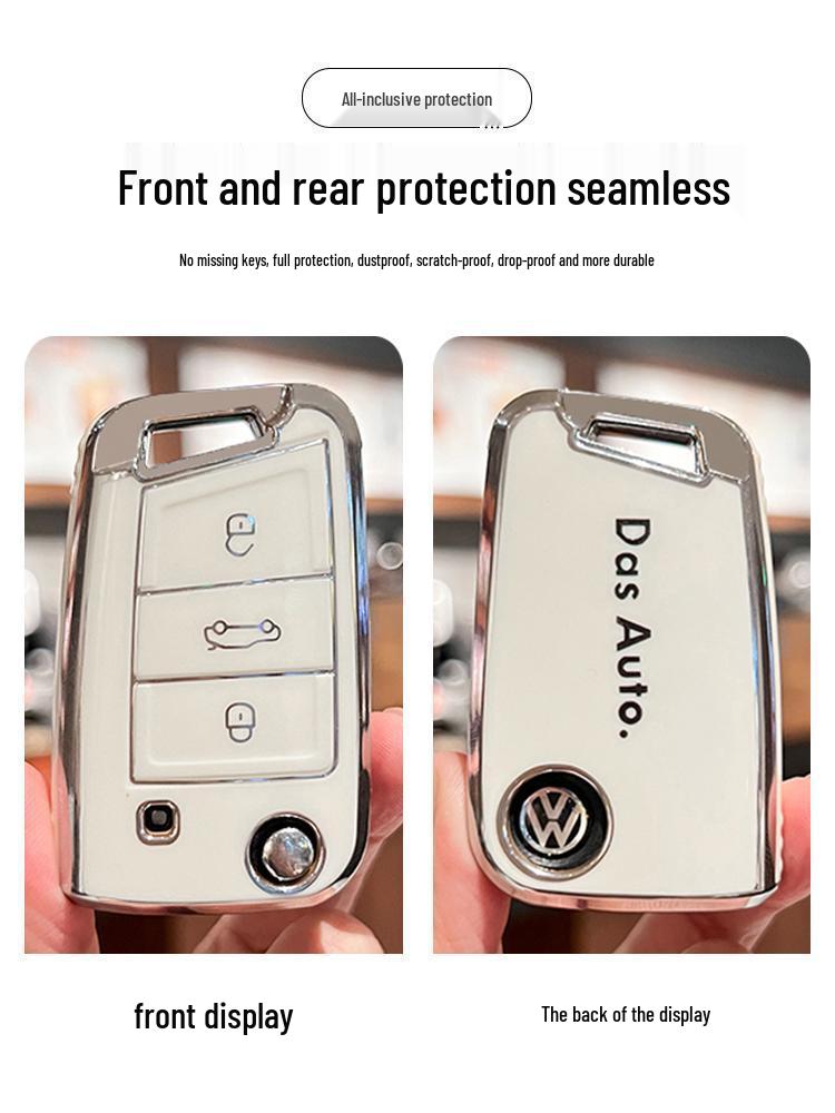 2023 Volkswagen Key Case for Polo, Bora, Tayron, Sagitar, Passat – Full Coverage Unisex Design