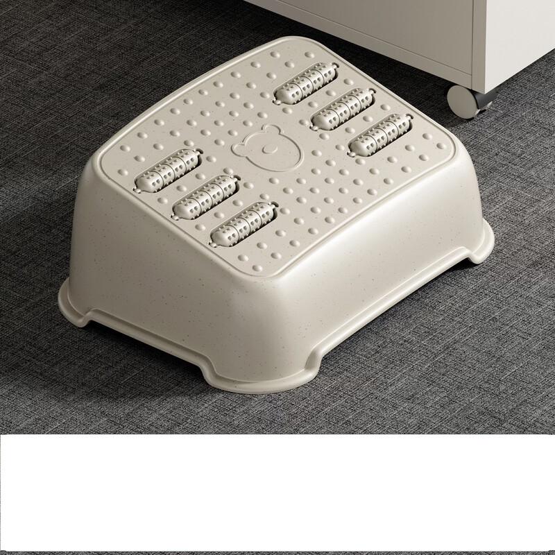 Ergonomic Footrest with Massage Rollers