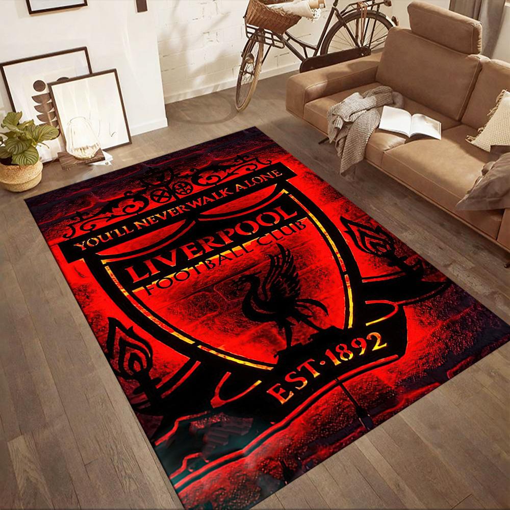 Liverpool Football Club Teppichdesign Für Eingangsbereich Küche Balkon Dekorieren Zimmer Rutschfester Teppich Dekorieren Büros