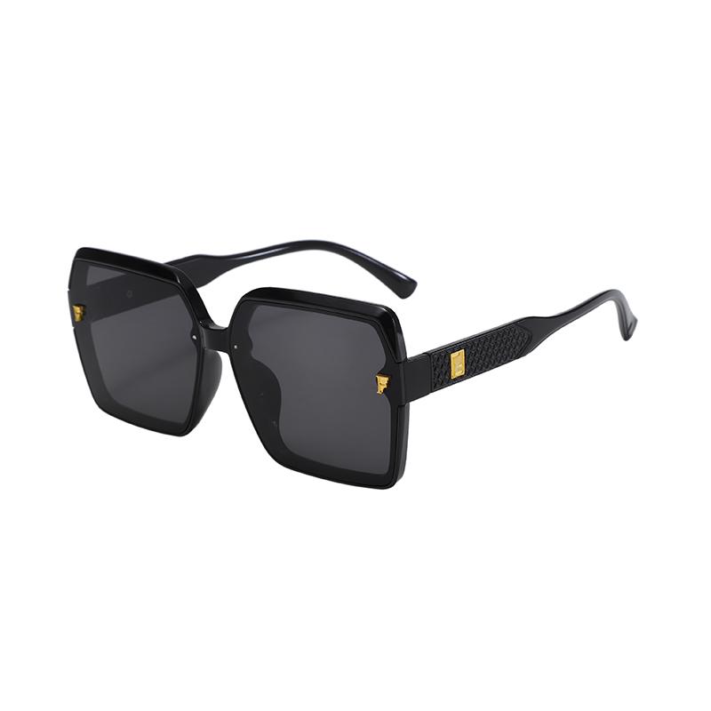 New Trendy Square Frame Sunglasses For Men And Women With High-end Personalized Uv-proof Fashion Sunglasses 7816