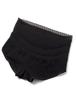Atsugi Shefree Waist Warm Padded Size L Panties, 86103AS, Black, (28cm Length), Women's