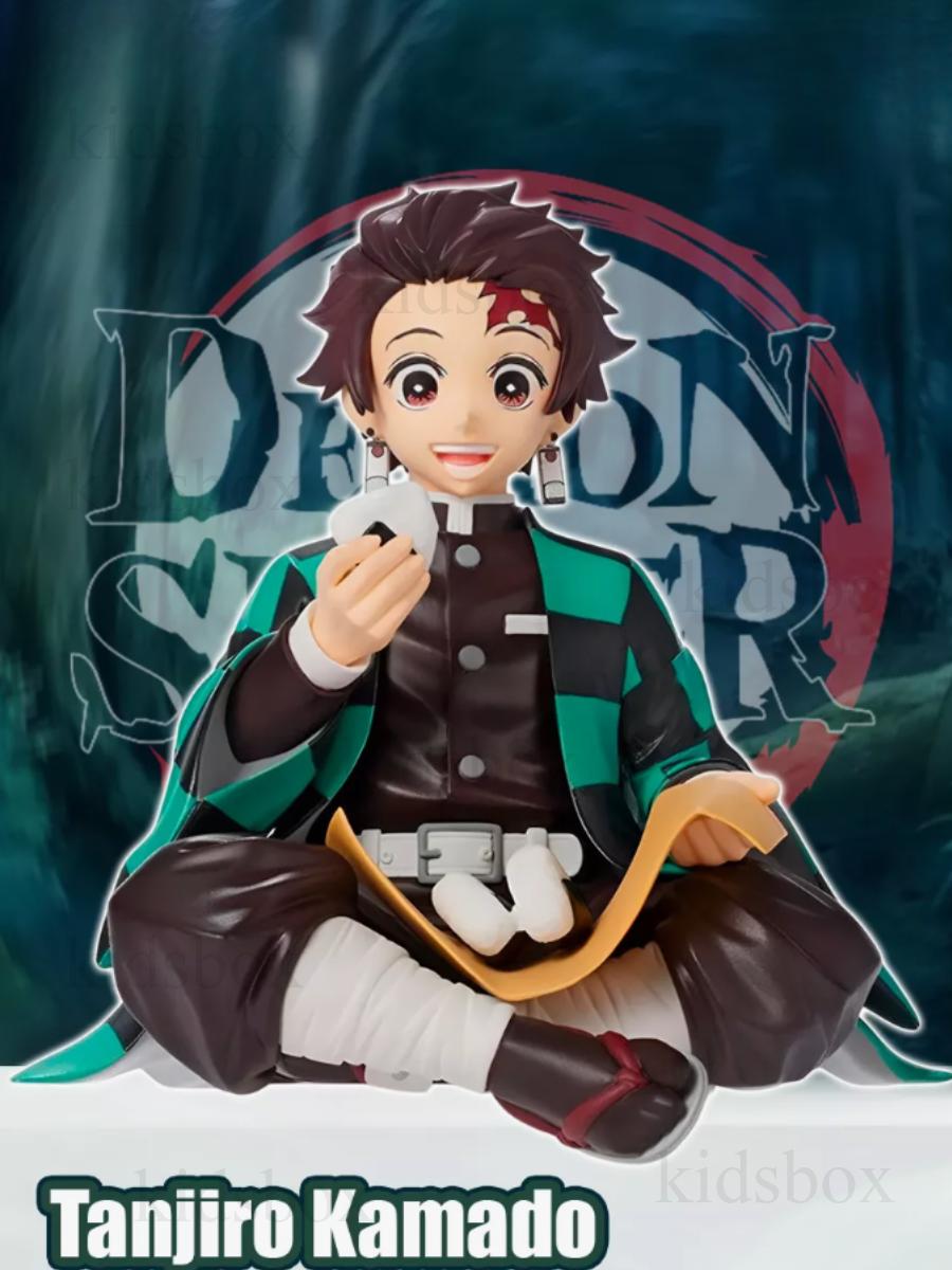 

Фігурка Танджиро Камадо Клинок розсікаючий демонів Demon Slayer Tanjiro Kamado іграшка 9,5 см 9.5 зелений