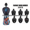Koi Golf Club Headcover Set - Wood & Putter Covers for Adults