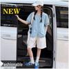 Girls' Korean Style Short-Sleeve Doll Shirt & Casual Shorts Two-Piece Summer Set