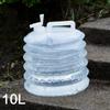 15L Outdoor Camping PE Faltbarer Wassereimer Wiederverwendbar Faltbar Auslaufsicher Tragbar Reise Wassereimer Camping Wandern