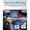 2026 Newest FLIXIVI CarPlay Adapter&Android Auto Adapter Plug and Play for VW Toyota Nissan Ford Benz for Apple & Android Phone