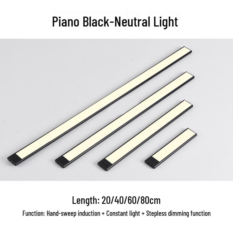 Ultra-Thin Rechargeable LED Sensor Light: Wireless, Self-Adhesive for Cabinets, Kitchens, Entrances, and Bedsides