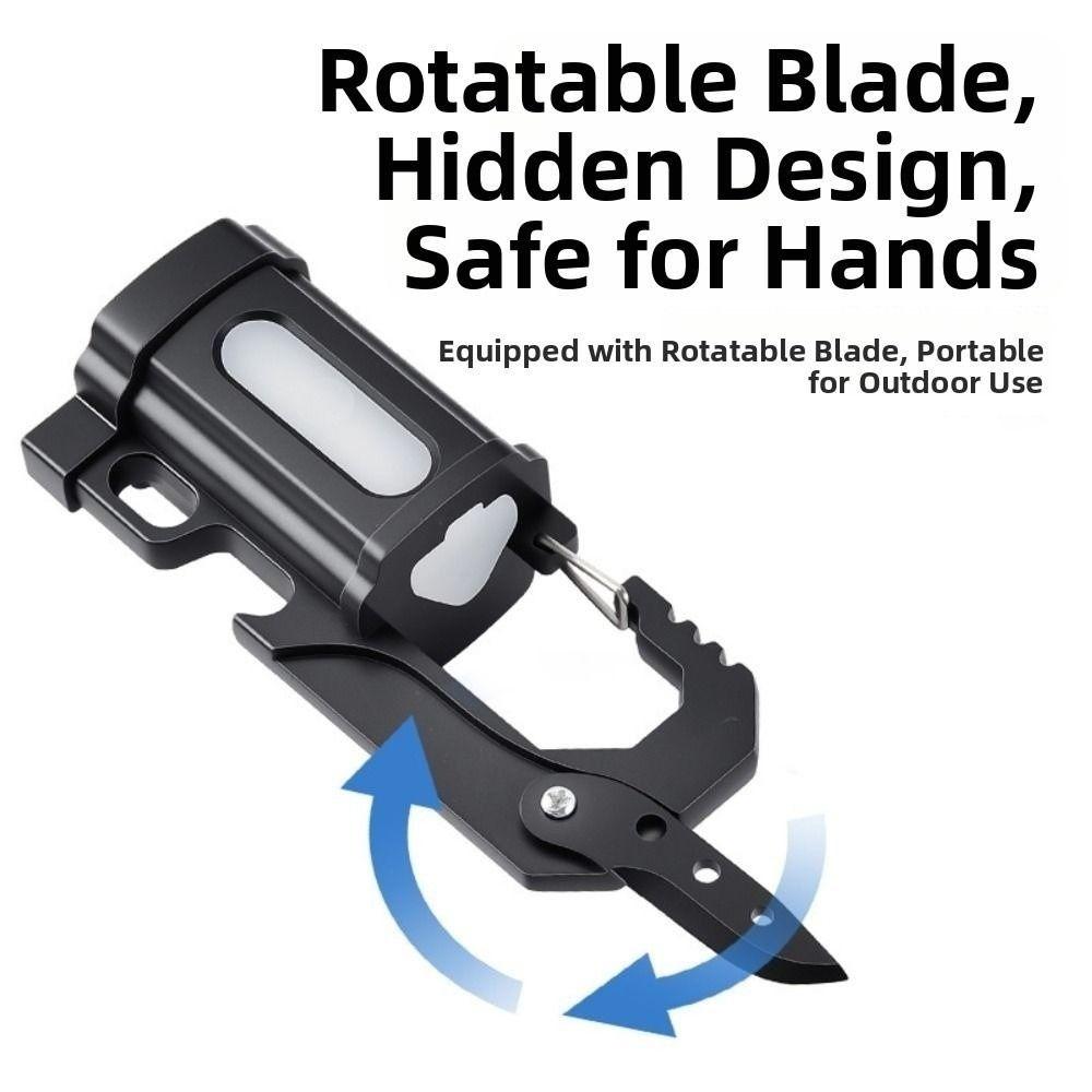 Aluminum Alloy LED Keychain Flashlight Black Mini Flashlight LED Key Light Emergency Light