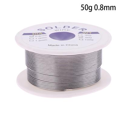 8G 15G 30G 50G 100G 0,8 mm 1,0 mm Lötzinn-Draht Zinn Schmelze Kolophoniumkern Lötzinn Lötdrahtrolle Flussmittel ohne Reinigung