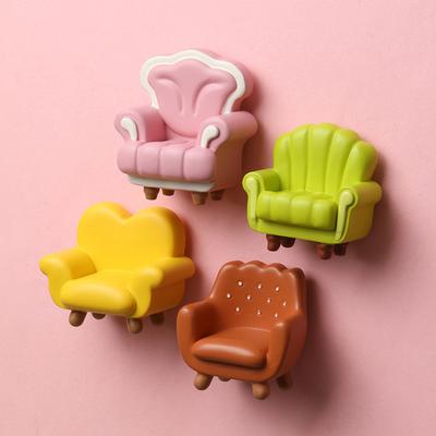 Mini 3D Sofa Resin Fridges Magnets Stickers Fashion Personalized Refrigerator Decals For Whiteboard Classroom