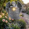 Angel Shaped Angel Garden Stake UV-Resistant Memorial Cherub Yard Sign  Adding Solemn Atmospheres