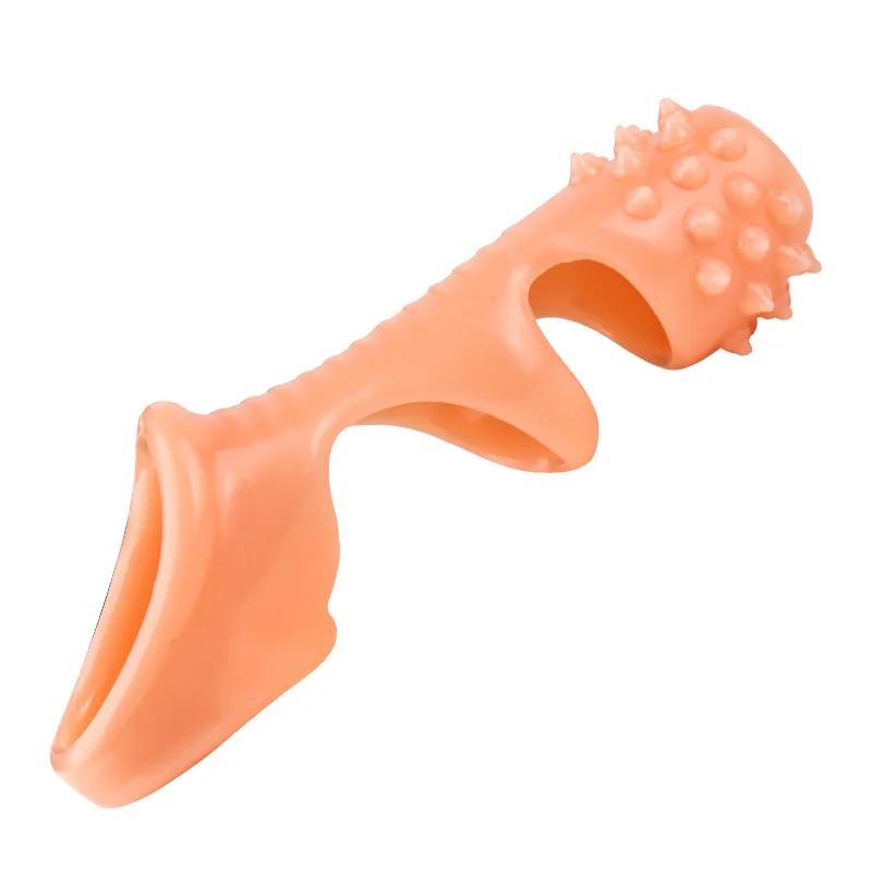 Silicone Reusable Bondage Delayed Ejaculation Penis Rooster Chastity Set Sex Toys For Men Stimulate Women Clitoris Sex Products