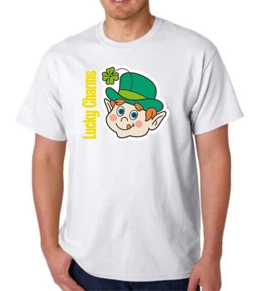 

LUCKY CHARMS BIG HEAD LUCKY CEREAL T-T-shirt / GENERAL MILLS TEE BREAKFAST IRISH 2XL