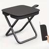 Tragbarer Faltbarer Rucksackhocker Leichtgewichtiger Camping-Picknick-Angelstuhl mit Netztasche Outdoor-Abenteuersitz zum Wandern Reisen