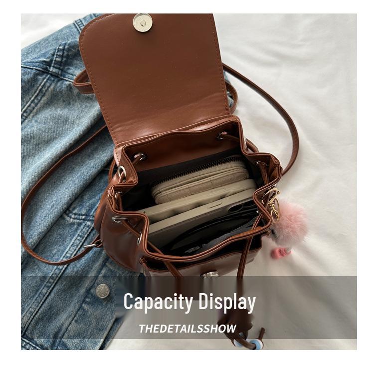 2025 Trendiger Damen-Retro-Denim-Bucket-Rucksack: Vielseitige Handtasche & Schultasche für Studenten