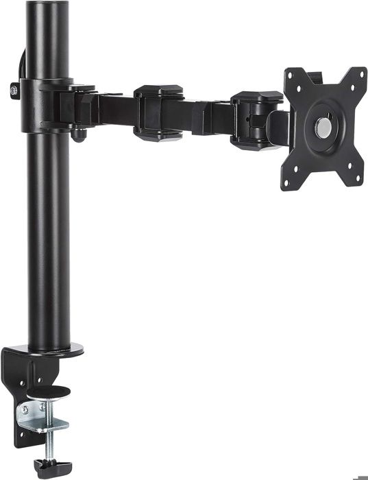 Support TV - Amazon Basics - Simple Support Arm - Steel - Black - Adjustable Height