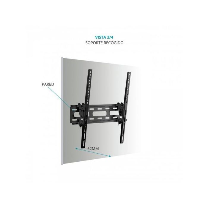 Support Universel Inclinable - TM ELECTRON - TMSLC129S - Écrans 26" À 50" - VESA 400x400 - Max 30 Kg
