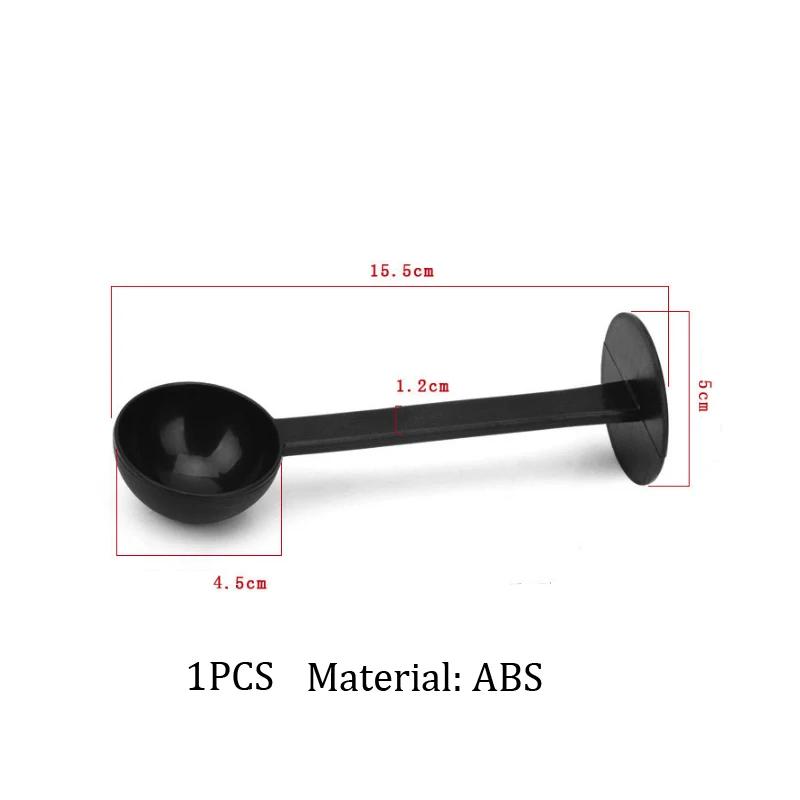 Stainless Steel Measuring Spoon Powder Press- Ergonomic Handle for Coffee, Tea, Spices & Baking, Professional Kitchen Tool