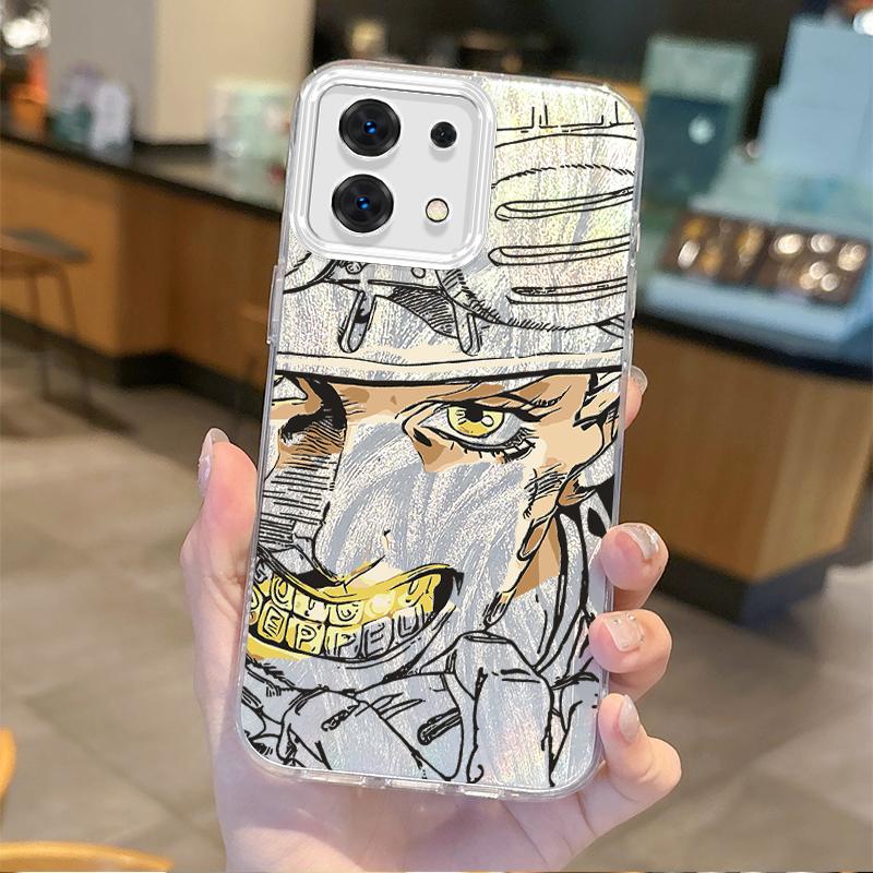 Gyro Zeppeli JoJo Steel Ball Run Phone Case For Redmi Note13 12 11 10 9 ProPlus 14C 13C 12C 10C 9C A2 A1 Gradient Non-Slip Cover