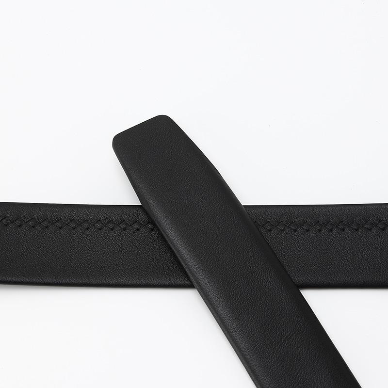 Belts for Men's Real Cowhide Head Leather High End Belt Business Casual Automatic Buckle Belt