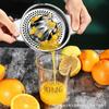 304 Stainless Steel Thickened Hand-Press Juicer for Lemons and Oranges with Customizable Logo