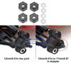 4pcs RC Hex Coupler Professional Aluminum Alloy RC Wheel Hex Adapter for 1Celsius10 RC Cars