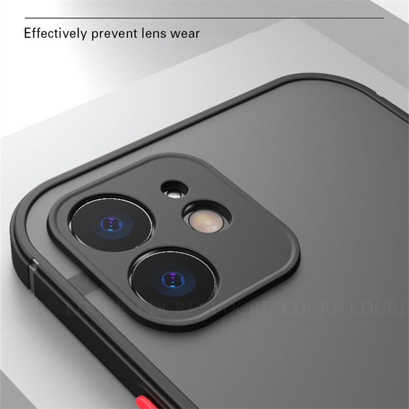 Für iPhone 13 Pro Max Hülle für iPhone 15 14 13 12 11 X XS XR 7 8 Plus Hülle Silikon Matt Transparent PC Gummi Schlank Weiche Hülle