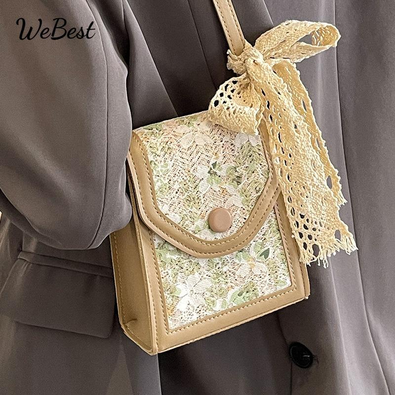 

Trendy Summer Lace Woven Crossbody Bag for Women