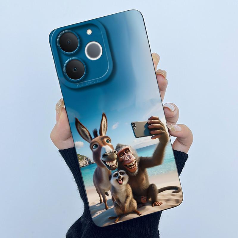 Casing For Realme Note 70 70T Phone Case Quality Soft Silicone Panda Sweet Girls Back Cover For Realme Narzo 80 Lite 4G Bumper