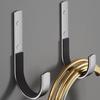 2pcs/Pair Heavy-Duty Garage Hooks for Hanging Practical Garage Storage J-Type Hook Household Organizer Hook Holder Rack Accessor