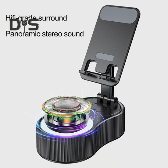 360 grad Drehbare Telefon Stehen mit Drahtlose Bluetooth-kompatibel Lautsprecher RGB Licht Höhe Einstellbar Handy Halter