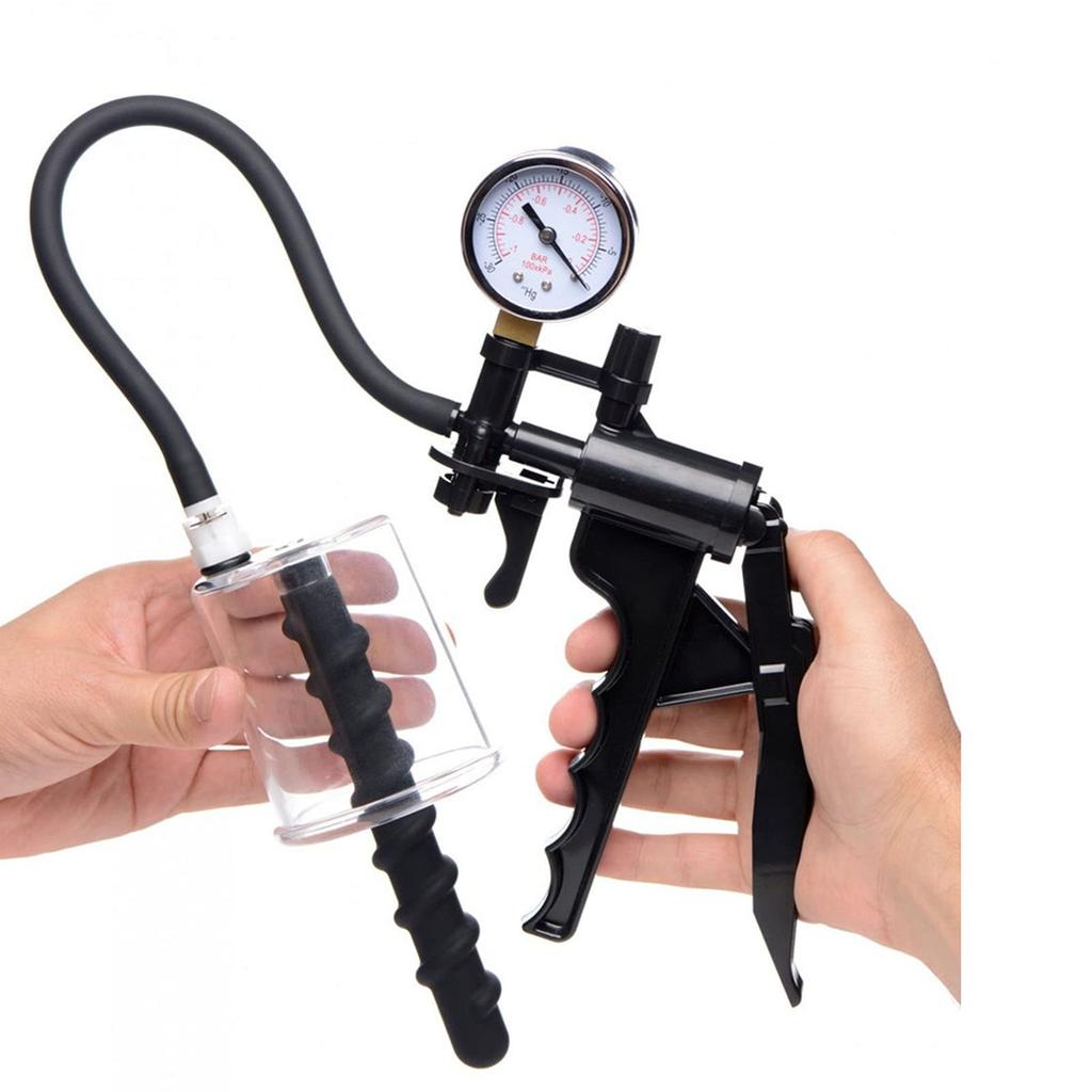 ForstST Prostate Massage Manual Vacuum Suction Massage Prostate Stimulator Anal Pump Massager for Men and Fully Sex Toys Women, Waterproof,