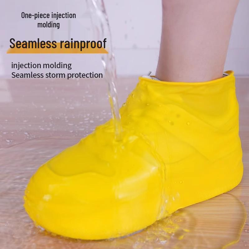 Waterproof Thickened Non-Slip Latex Overshoes for Men & Women - Portable Outdoor Rain Boots