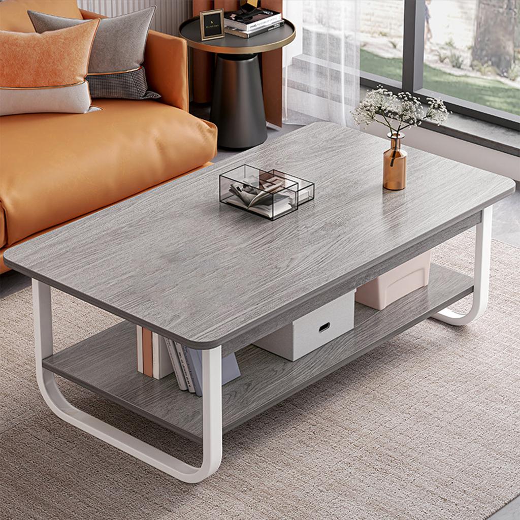 Coffee Table 2 Tier Minimalist Stylish sy to Cln Living Room Center Table for Home