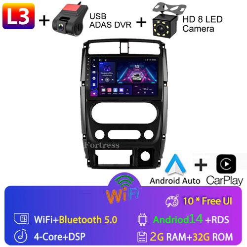 9" Auto android 12 Car Multimedia For Suzuki Jimny 2005-2019 2Din Navigation GPS 4G Carplay Wirerless Car AutoRadio Video Player