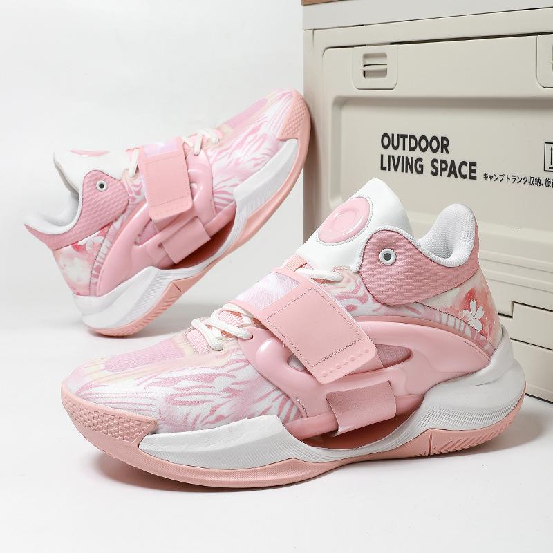 

Spring and autumn splash 4th generation basketball shoes shock absorption Velcro primary and secondary school students friction sound sports shoes 5 45